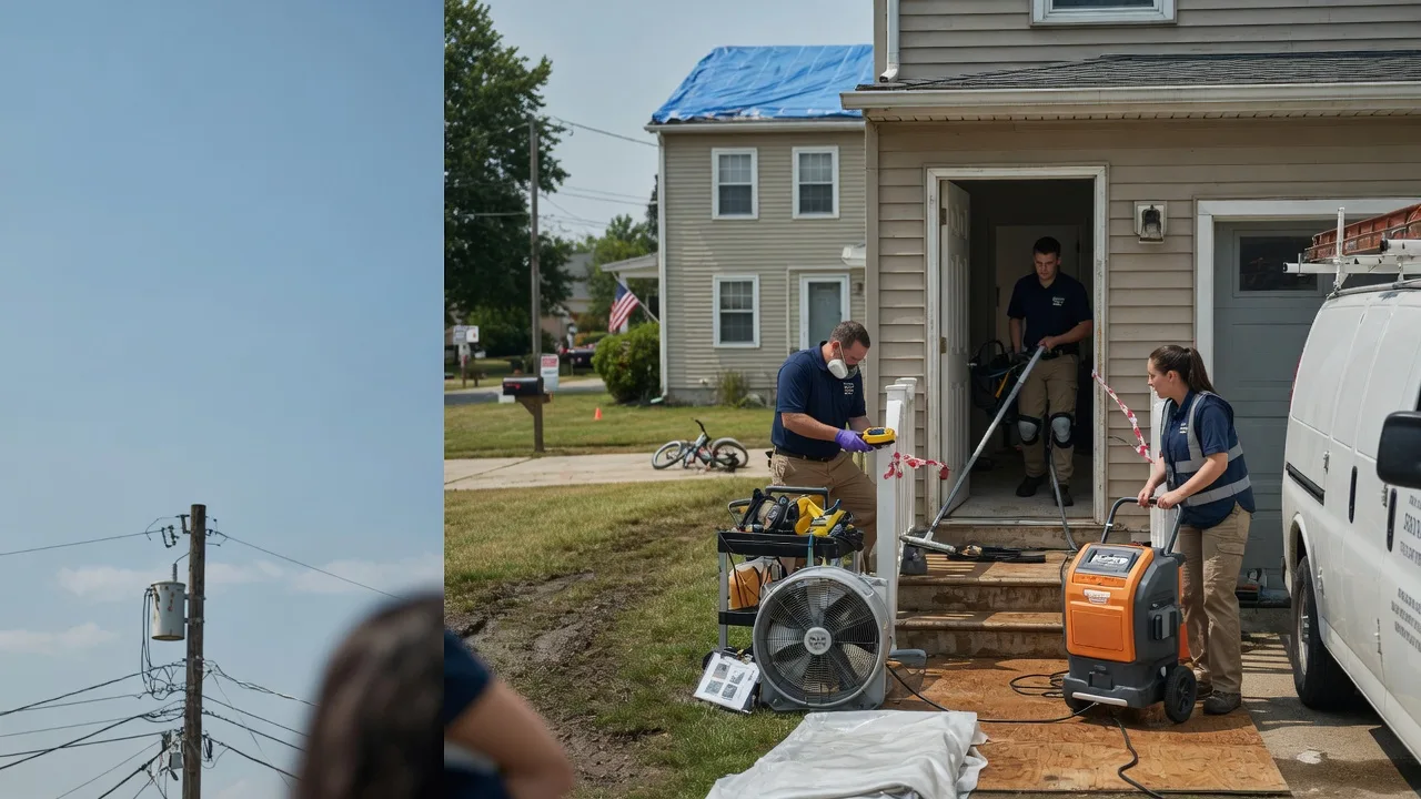 Water Damage Repair in Sidman, PA near me